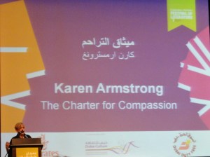 Karen Armstrong Charter for Compassion Dubai Literary Festival