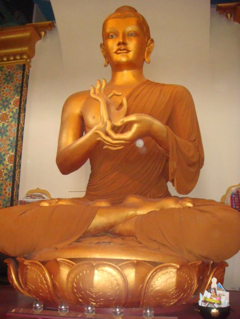 Shambhala Mountain Colorado golden buddha by eva the dragon 2012