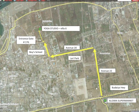 map to yogini yoga in barbar